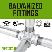 Pipe Decor Galvanized Fittings