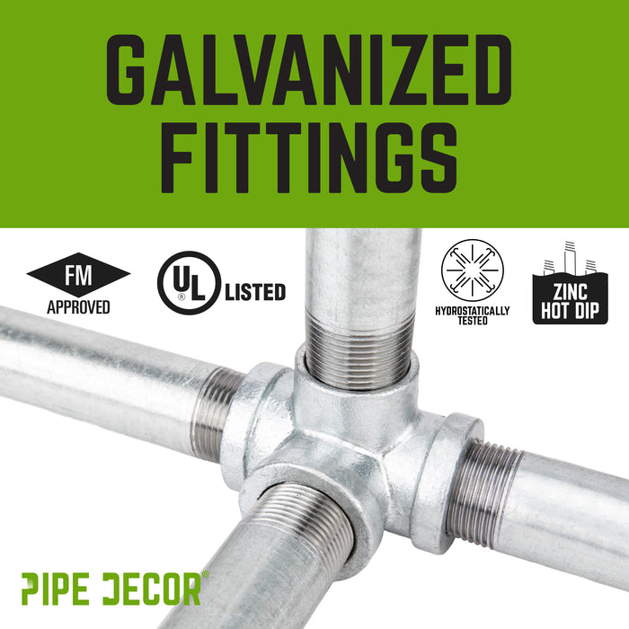 Pipe Decor Galvanized Fittings