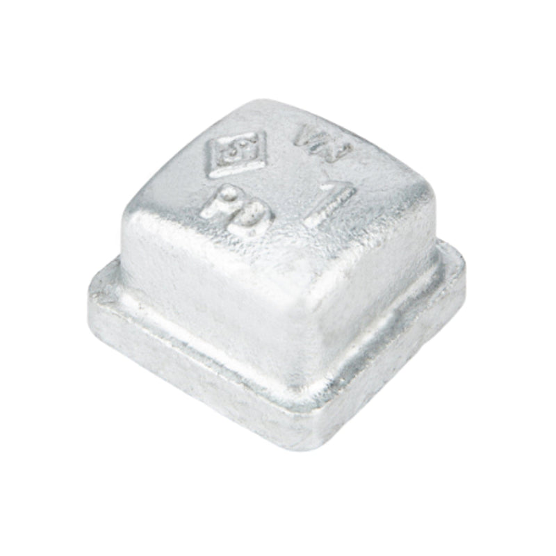 1 in. Galvanized Square Cap