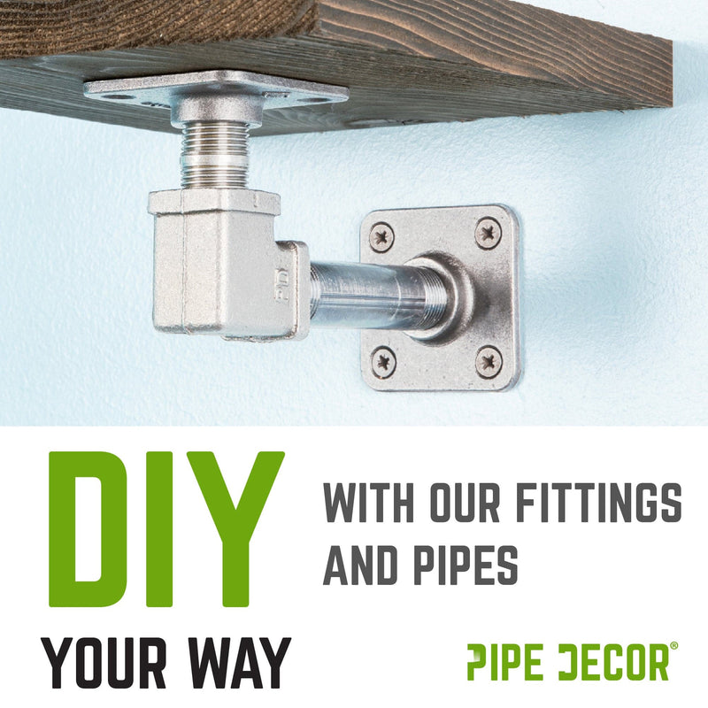 3/4 in. Galvanized Square 90 Degree Elbow