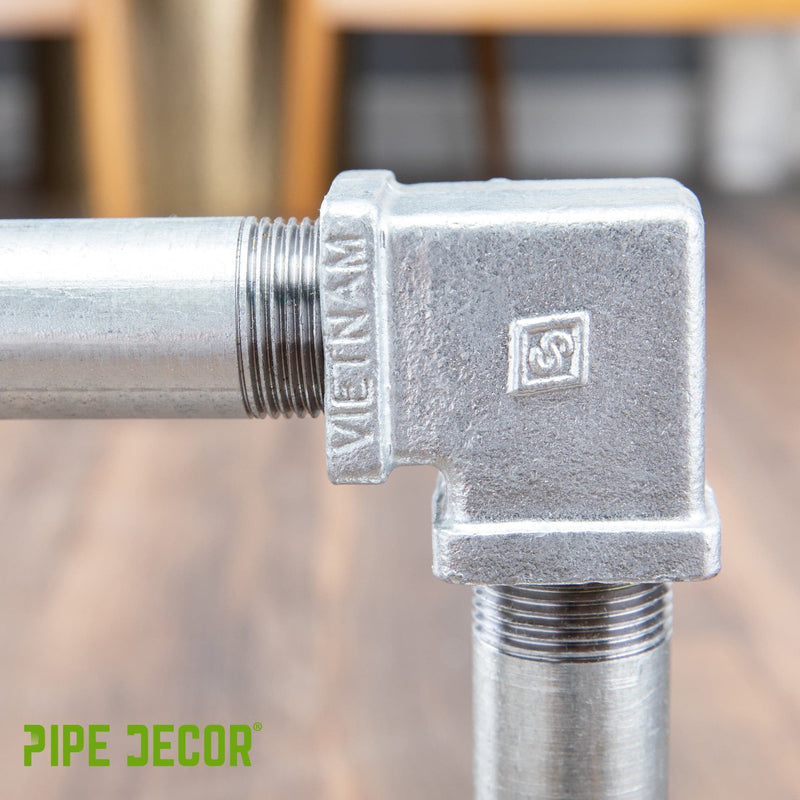 3/4 in. Galvanized Square 90 Degree Elbow