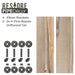 Restore Driftwood Tan 24 in. Shelves with L-Shaped Brackets - Pipe Decor