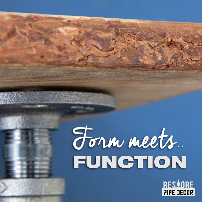 Étagère en bois de cèdre Sunset de 24 po avec bordures en bois naturel et supports en L (paquet de 2)