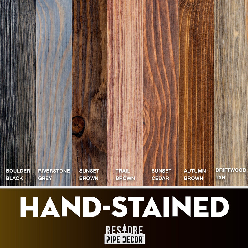 RESTORE Sunset Cedar 24 in. Shelves with Straight Brackets