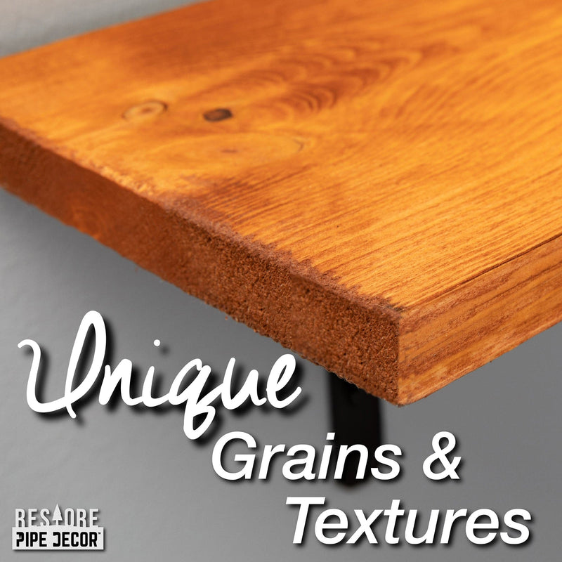 RESTORE Sunset Cedar 24 in. Shelves with Straight Brackets