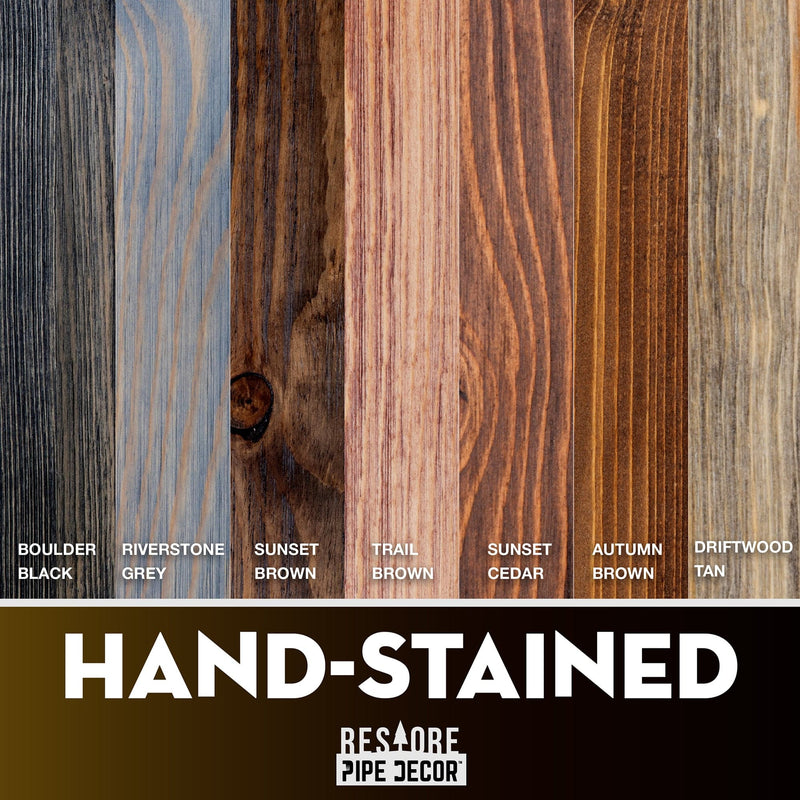 RESTORE Sunset Cedar 36 in. Shelves with Straight Brackets