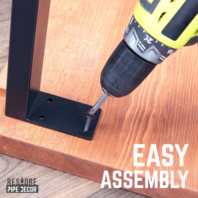 Skyline Sunset Cedar Solid Wood Coffee Table with 12 in. Landscape Legs