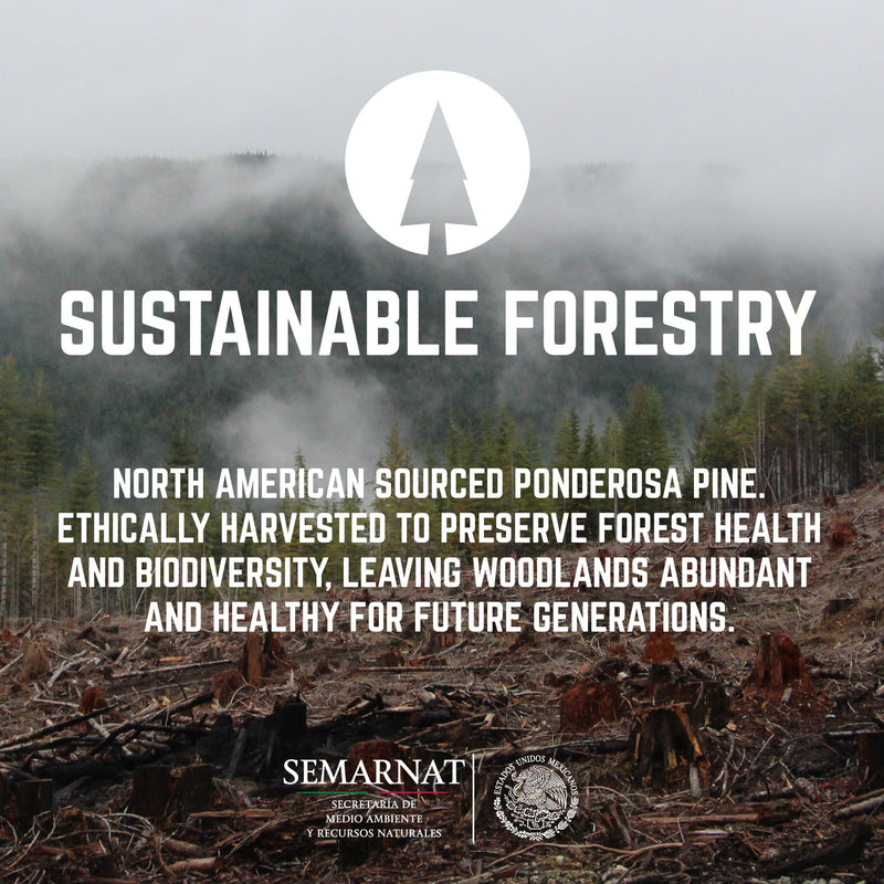 RESTAURAR Escritorio de oficina de madera maciza gris Riverstone