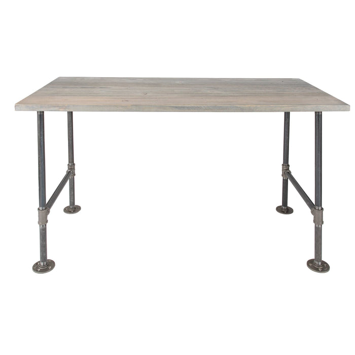 RESTORE Riverstone Grey Solid Wood Office Desk