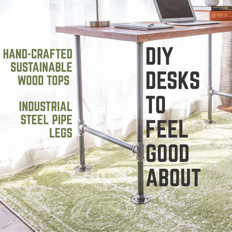 RESTAURAR Escritorio de oficina de madera maciza de cedro Sunset