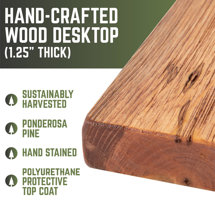 RESTORE Sunset Cedar Solid Wood Office Desk