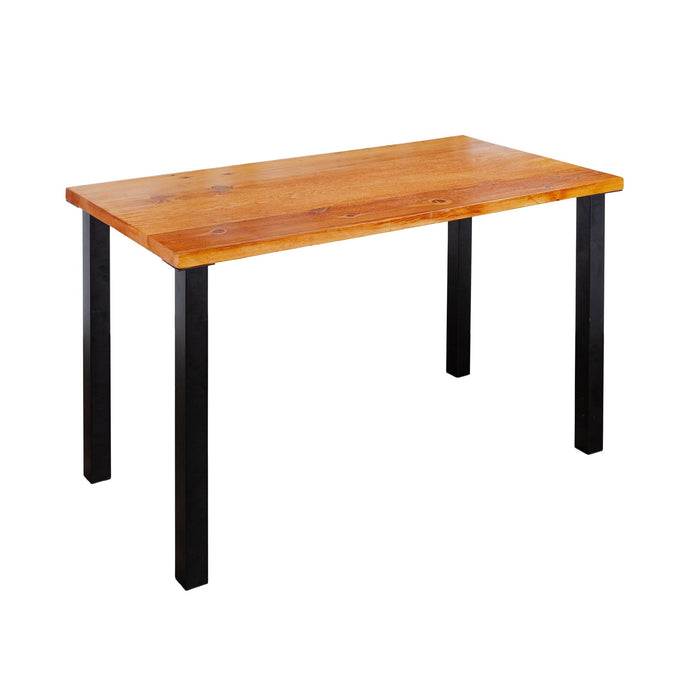 Skyline Sunset Cedar Solid Wood Desk with 28 in. High-Rise Legs