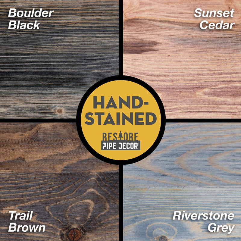 Skyline Trail Brown Solid Wood Desk with 28 in. High-Rise Legs