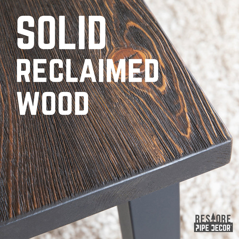 Skyline Trail Brown Solid Wood Desk with 28 in. High-Rise Legs