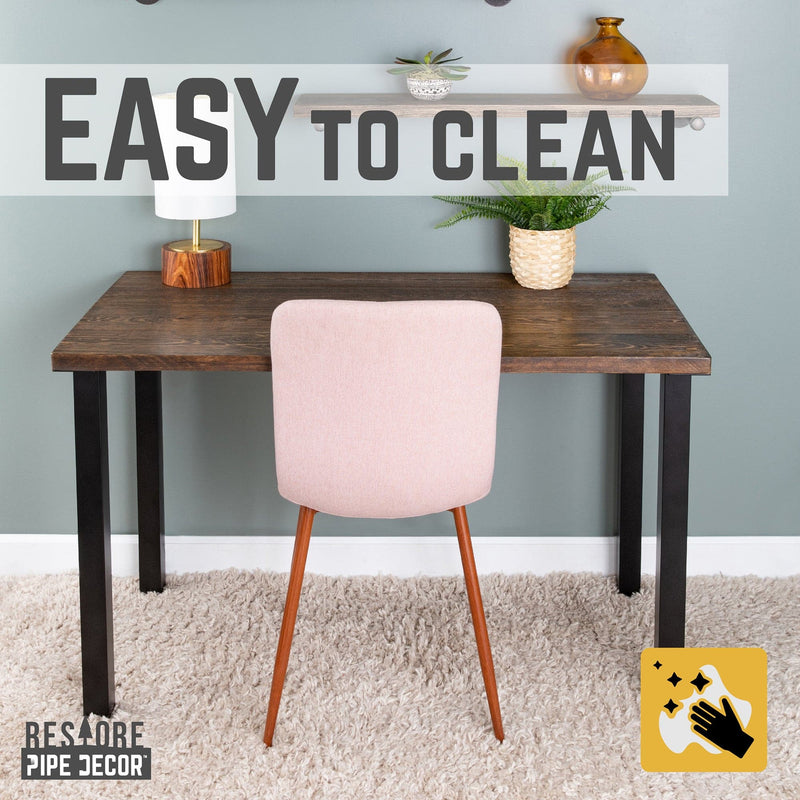 Skyline Trail Brown Solid Wood Desk with 28 in. High-Rise Legs