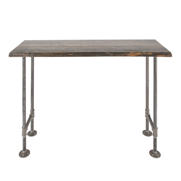 RESTORE Trail Brown Solid Live Edge Wood Console Table