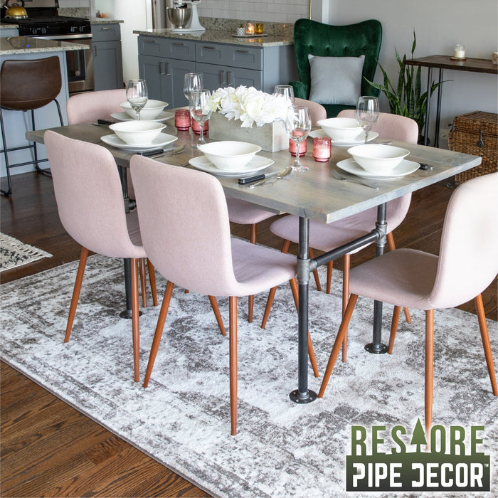 RESTORE Riverstone Grey Solid Wood Dining Table