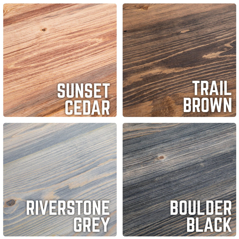 RESTORE Mesa de centro de madera maciza Trail Brown