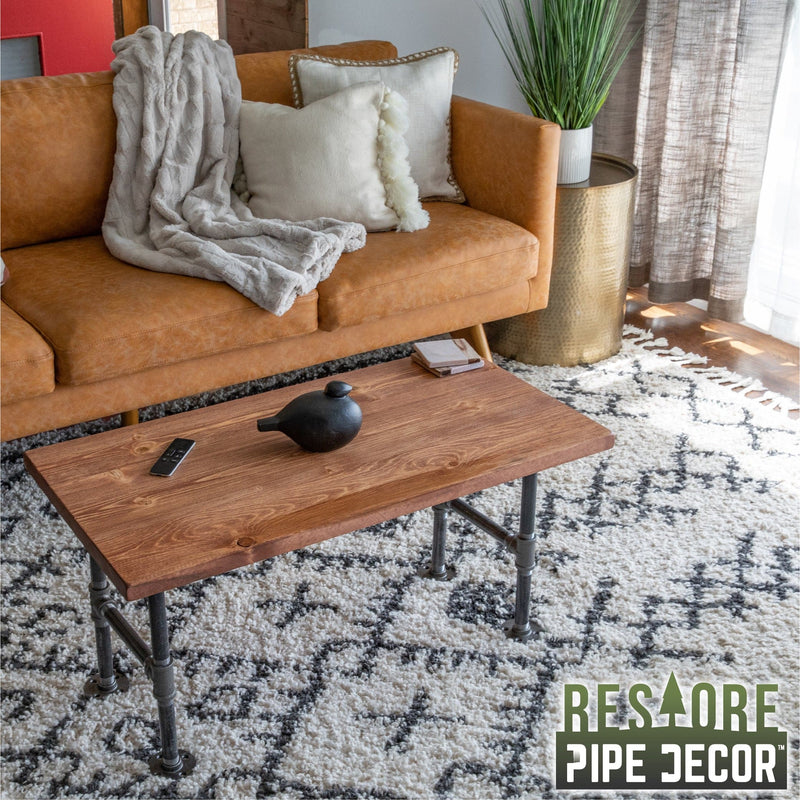 RESTAURAR la mesa de centro de madera maciza de cedro Sunset