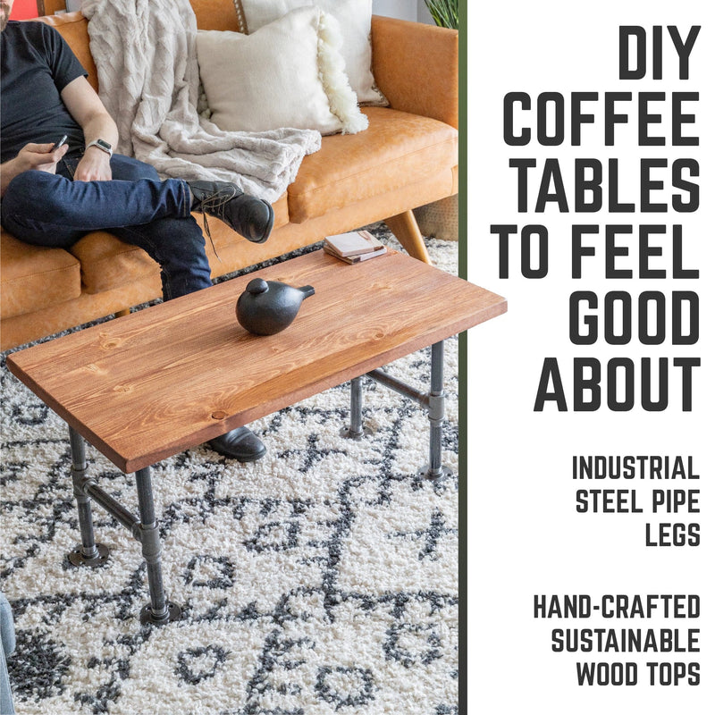 RESTAURAR la mesa de centro de madera maciza de cedro Sunset