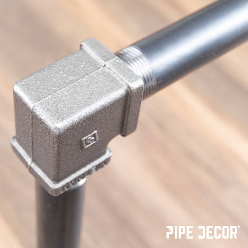 1 in. Black Square 90 Degree Elbow