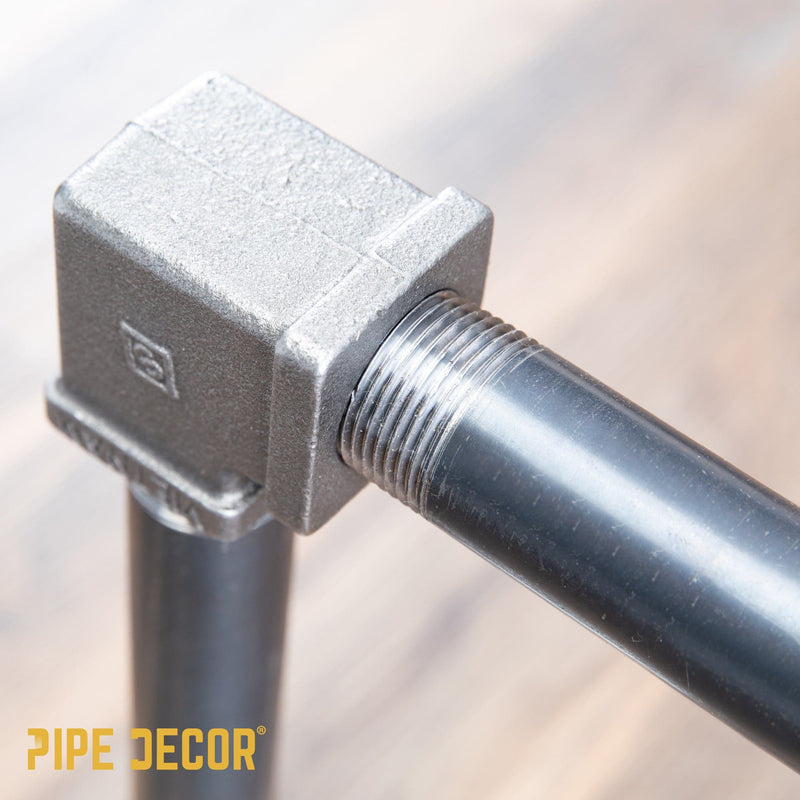 1/2 in. Black Square 90 Degree Elbow