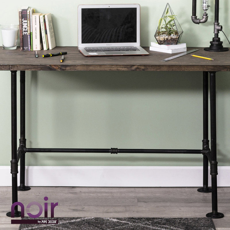 Tee reductora negra mate preacabada de 3/4 pulg. x 3/4 pulg. x 1/2 pulg.