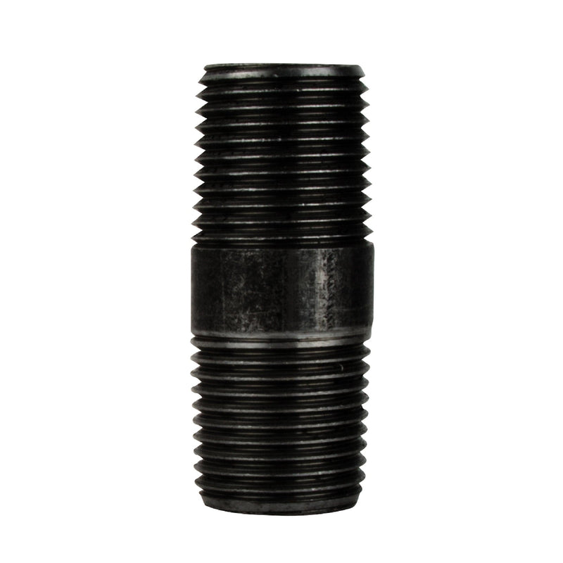 1/2 in. x 2 in. Prefinished Matte Black Pipe