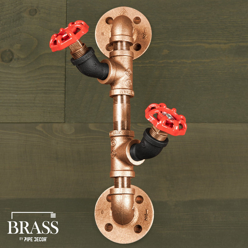 3/4 in. x 6 in. Red Brass Pipe