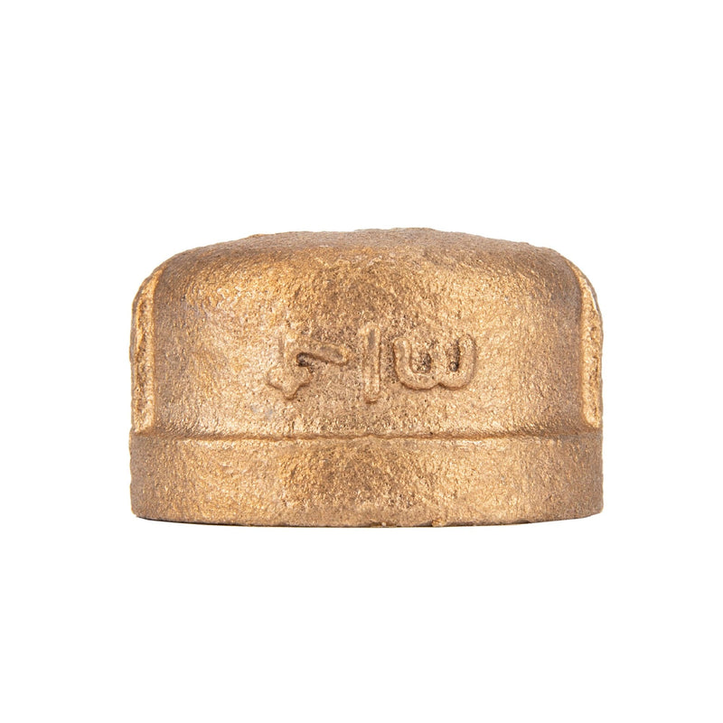 3/4 in. Red Brass Cap