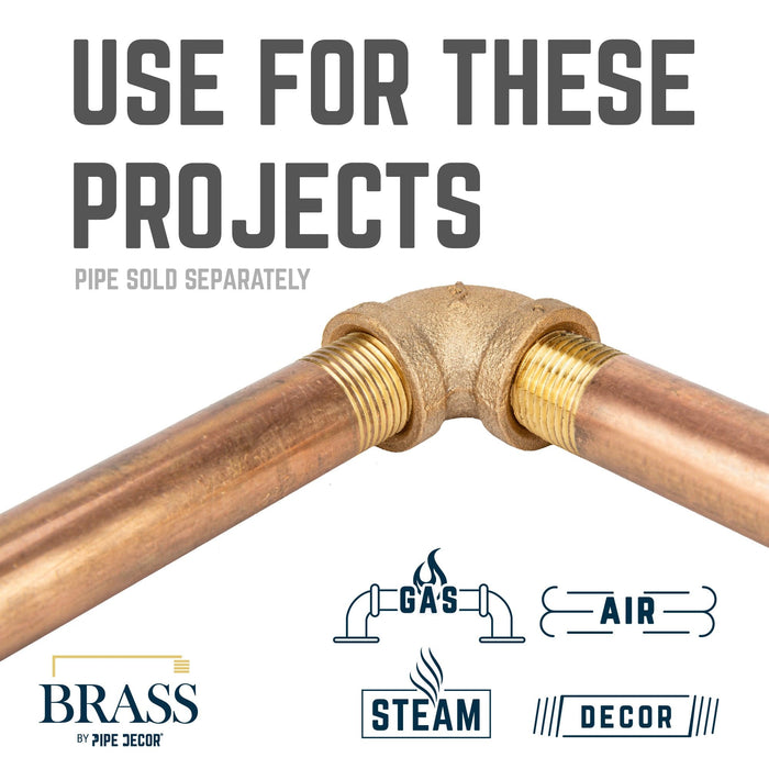 3/4 in. Red Brass Flange — PIPE DECOR