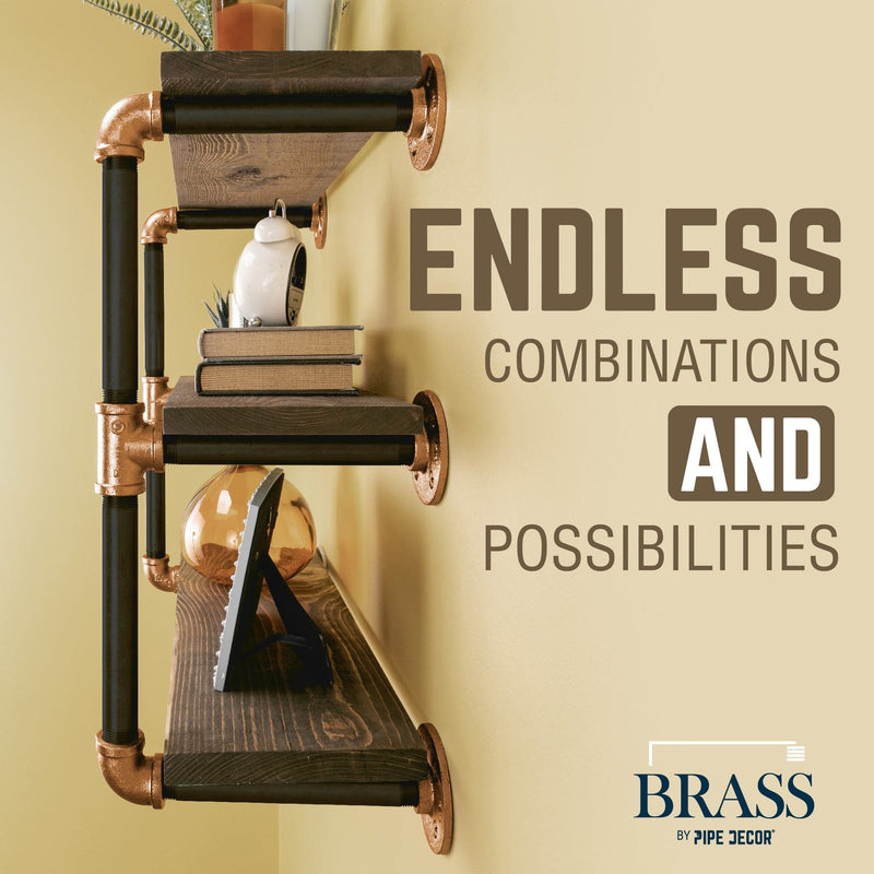 1/2 in. Red Brass Flange