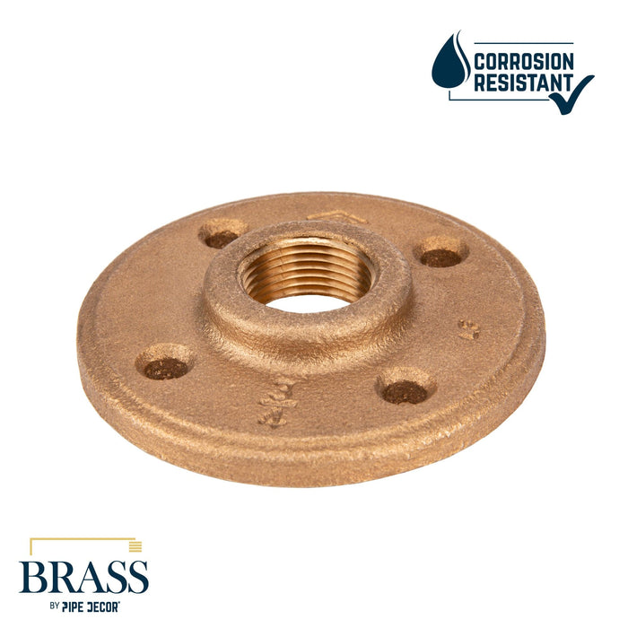 3/4 in. Red Brass Flange