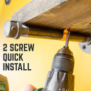 Copper Pipe Strap for 1/2 in. Pipe - Pipe Decor