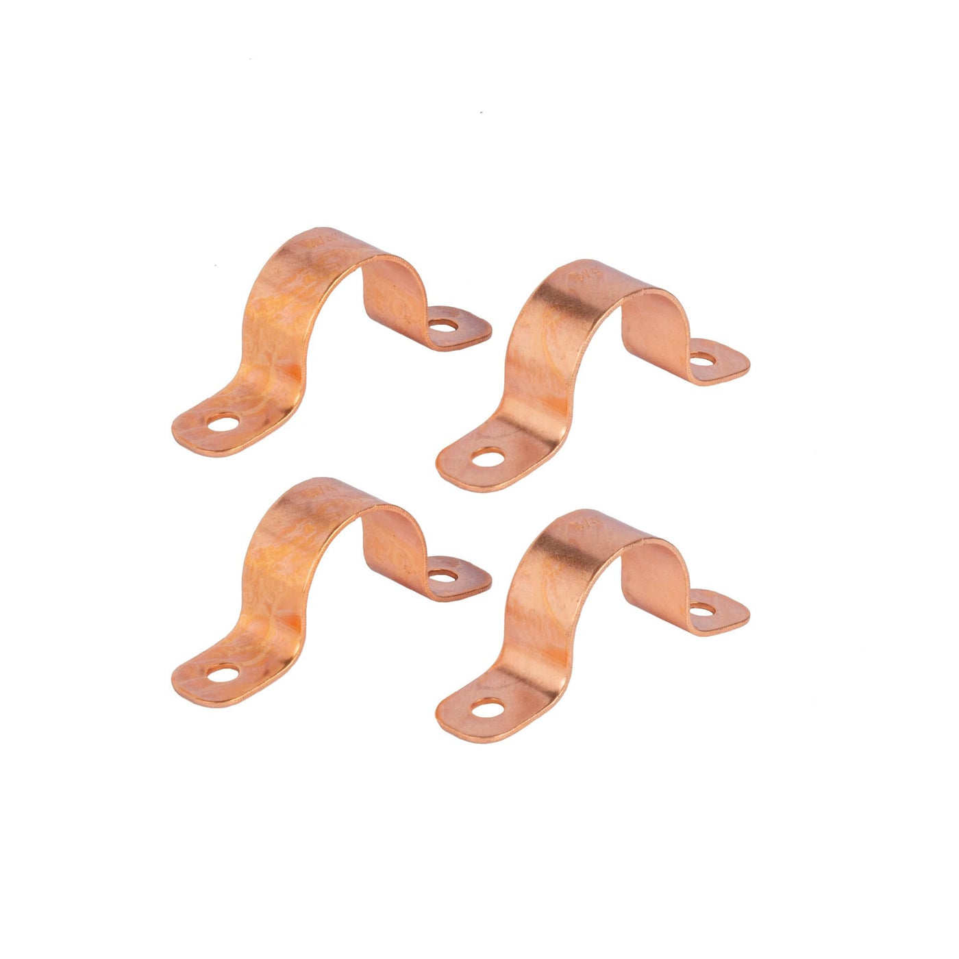 Copper Pipe Strap for 1/2 in. Dia. Black Steel Pipe — PIPE DECOR