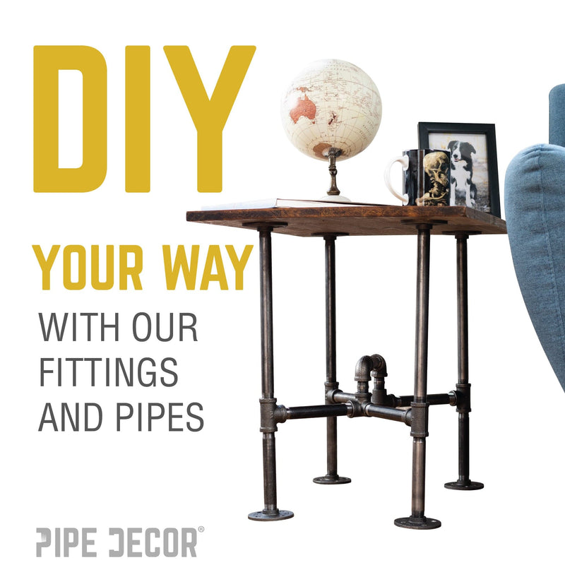 Acoplamiento Merchant negro de 1/4 pulg.