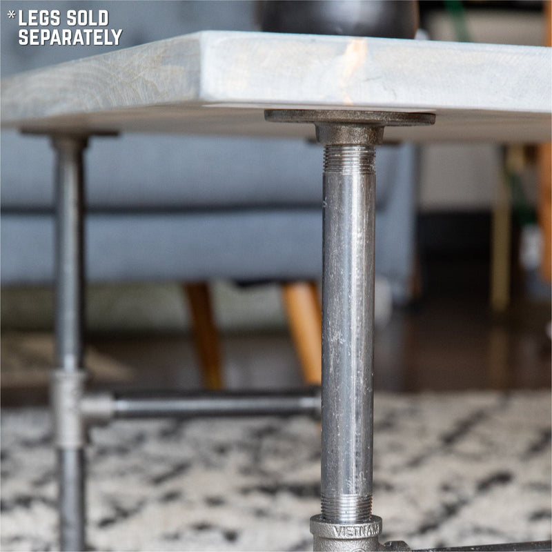 RESTORE Riverstone Grey Solid Wood Coffee Tabletop