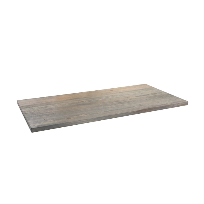 RESTORE Riverstone Grey Solid Wood Desk Tabletop