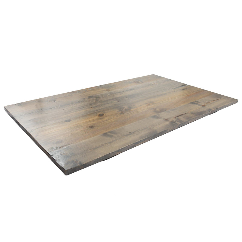 RESTORE Plateau de table à manger en bois massif gris Riverstone