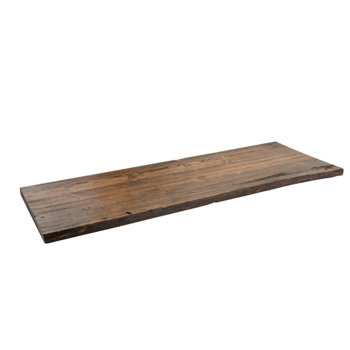 RESTORE Trail Brown Solid Live Edge Wood Console Tabletop
