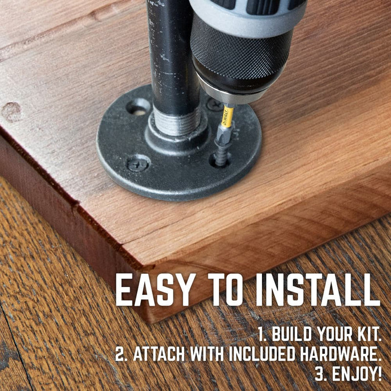 Console RESTORE Sunset Cedar en bois massif à bords naturels