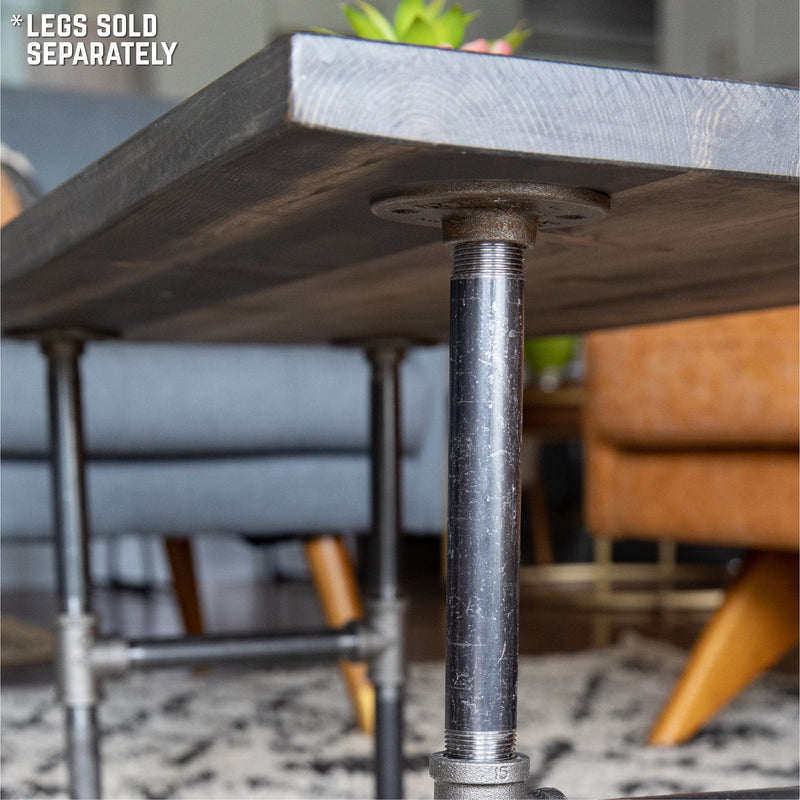 RESTORE Boulder Black Solid Wood Coffee Tabletop