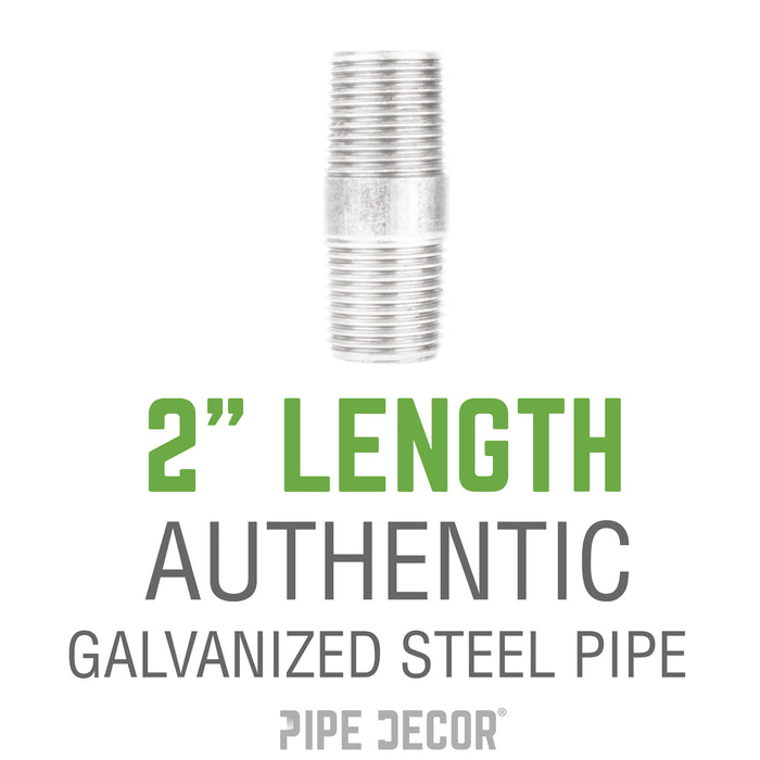 1 1/4 in. x 2 in. Galvanized Pipe