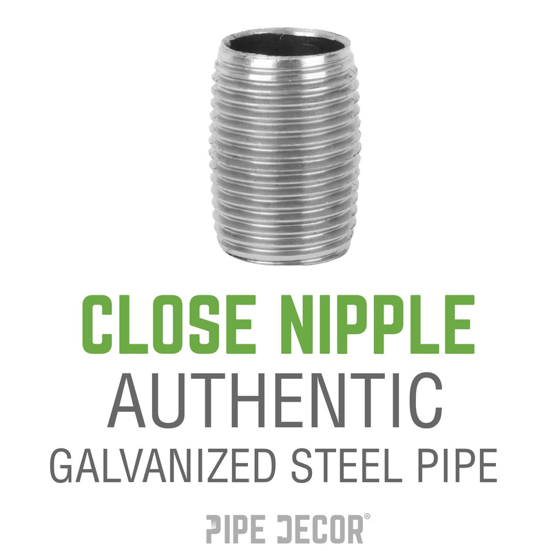 1 in. x Close Galvanized Steel Nipple