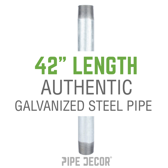 1 in. x 42 in. Galvanized Steel Pipe