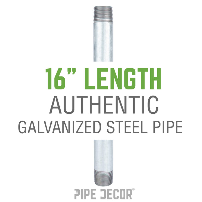 3/4 in. x 16 in. Galvanized Steel Pipe