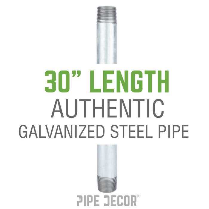 3/4 in. x 30 in. Galvanized Steel Pipe