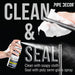 Clean and Seal Clean with Soapy Cloth Seal with Poly Semi-Gloss Spray