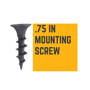 3/4 IN Shelf Mounting Screws - Pipe Decor